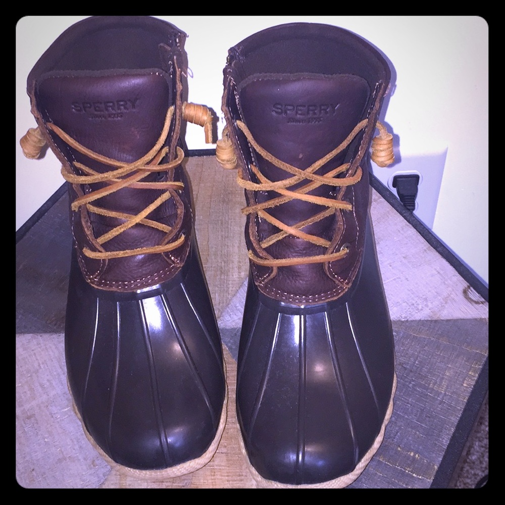 Sperry Women's Saltwater Duck Booties: Size 8.5